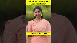 Panivizhum Malarvanam Serial All Actors Per Day Salary  Kathirvel  Anbu  Anupama  Cheran shorts [upl. by Bass664]