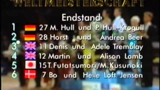 Tanz WM 1989 Siegerehrung und Interview [upl. by Nywg338]