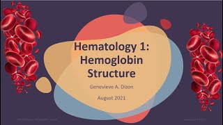 Hemoglobin Structure [upl. by Eaver154]