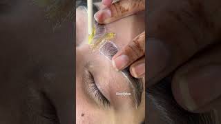 Satisfying eyebrows waxing results eyebrowsthreading eyebrows waxing shorts winnipeg viral [upl. by Ogram]