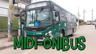 Novo Midiônibus Com Ar Condicionado da MoveSP [upl. by Hagerman]