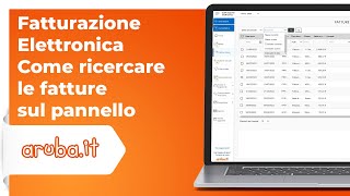 Fatturazione Elettronica come ricercare le fatture sul pannello [upl. by Nivlad]