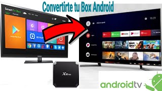 AndroidTv 9 en TvBox X96 Mini TX3 Mini Amlogic S905W [upl. by Nraa]