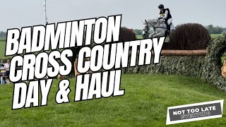 Badminton Horse Trials 2024 Cross Country Day amp Haul  A Wild Day [upl. by Olrak]