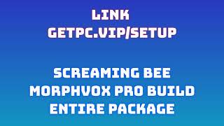 🔸Screaming Bee MorphVOX Pro Build👻 HOW TO INSTALL 💻PCLAPTOP TUTORIAL 2024 no charge🏈 [upl. by Monahan134]