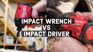 Impact Wrench vs Impact Driver  Whats The Difference [upl. by Yerd]