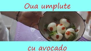 Oua umplute cu avocado [upl. by Nytsud]