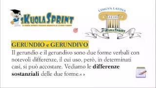 Il gerundio e il gerundivo [upl. by Bruyn]