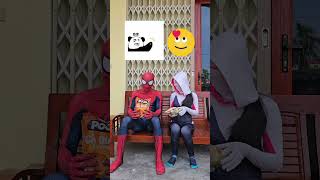 Spiderwoman shares funny insideout2 spiderman [upl. by Ihc]