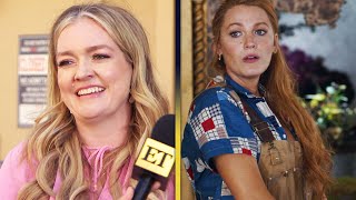 It Ends With Us Author Colleen Hoover Recalls First Reaction to Seeing Blake Lively as Lily [upl. by Anertac621]