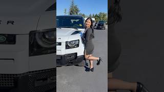 Land Rover Defender 2022 music landrover luxury model fashion outfit dress asmr automobile [upl. by Llennoc]