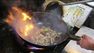 Non stick cooking in wok [upl. by Barhos]