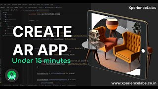 Create AR app in Android Studio under 15 minutes  Beginners Tutorial [upl. by Ahsatak]