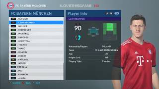 PES 2019 FACE amp PLAYER RATING  Bayern Munchen [upl. by Dew608]