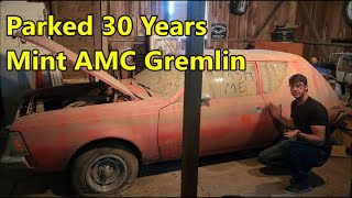 Will it Run amp SELL 73 AMC Gremlin  30 years in a Barn [upl. by Gilbart111]