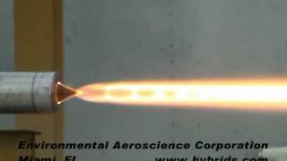 Environmental Aeroscience  Aerospike Nozzle Solid Rocket Motor Static Firing [upl. by Boyes202]