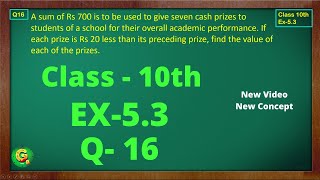 Ex 53 Q16 Class10  AP Chapter 5  Exercise 53  Class10 NCERT  Class10 Ex 53 Q16  Green Board [upl. by Aneek96]