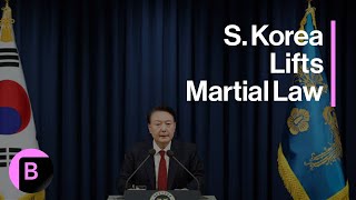 South Koreas Yoon Says He Will Lift Martial Law [upl. by Alah]