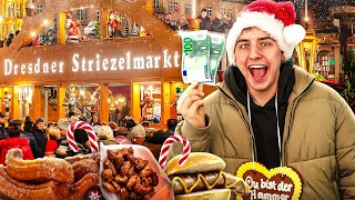 ICH ESSE ALLES auf dem DRESDNER WEIHNACHTSMARKT 🎅😲 [upl. by Eissak]