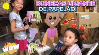 TRANSFORMAÇÃOCORTANDO E MAQUIANDO CABELO DE BONECA DE PAPEL E PAPELÃO [upl. by Cianca306]