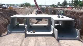 Precast Concrete Box Culvert [upl. by Ilocin]