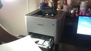 SetupInstallation of Samsung ProXpress Printer [upl. by Atirat]