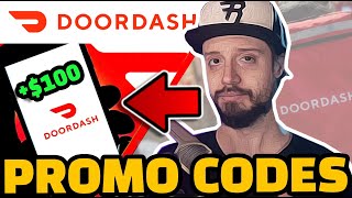 How to get 100 Doordash Promo Code  Free Food Orders  Credit  Doordash Coupon Code [upl. by Tterab678]