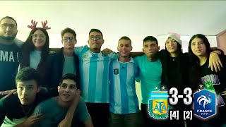 VENEZOLANOS REACCIONAN A LOS PENALES ENTRE ARG VS FRA  ARGENTINA ES CAMPEÓN MUNDIAL  VAMOS MESSI [upl. by Sonnnie]