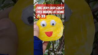 Easy Homemade Googly Eyes Tutorial  No Special Tools Neededquotveryeasycraftideasart diytrending [upl. by Irab]