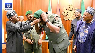 Tinubu Promotes Acting COAS Oluyede To Lieutenant General Rank [upl. by Netta27]