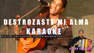 destrozaste mi alma karaoke [upl. by Sevik958]