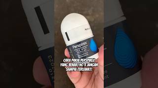 CARA PAKAI PERSPIREX ANTIPERSPIRANT YANG BENAR [upl. by Conroy]