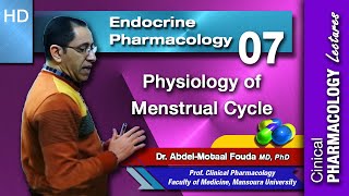 Pharmacology of Sex Hormones  Lec 07 Part 1 Physiology of Menstrual Cycle [upl. by Adehsar]