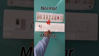 Normal Switch Board Convert To Modular Switch Board  Modular Switch Boardshorts [upl. by Vinita131]