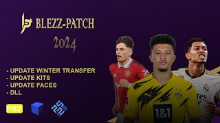 UPDATE PES FULL TRANSFER WINTER 2024 BLEZZ PATCH  PCSX2 [upl. by Lerraj]