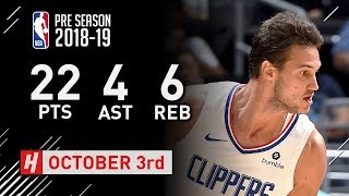 Danillo Gallinari Full Highlights Timberwolves vs Clippers  20181003  22 Pts 4 Ast 6 Reb [upl. by Wanda]