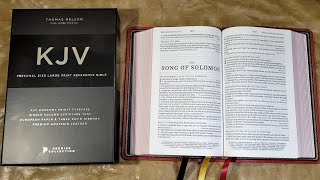 Premier Collection KJV Personal Size Large Print Reference Bible Review [upl. by Aleibarg532]