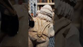 I love applying oil to my wood carvings so satisfying woodcarving carving woodart [upl. by Mandler264]