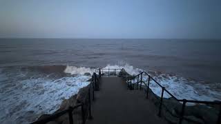 Saturday night in Withernsea just after high tide [upl. by Eyssej12]