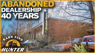 Dealership Abandoned 40yrs Ago Collier Motors AMC Private Tour  Barn Find Hunter [upl. by Niak]