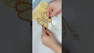 DIY Butterfly Hair Pin 🦋hairpins koreanaccessories diy shorts [upl. by Arihsay657]