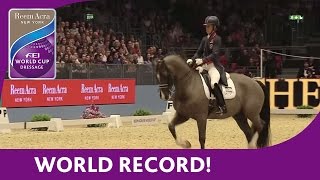 Charlotte Dujardins World Record Breaking Freestyle test at London Olympia [upl. by Kenric143]