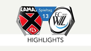 Highlights Neuchâtel Xamax  FC Wil 1900 [upl. by Anelrahc]