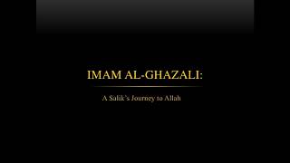 Imam Al Ghazali  Spiritual Psychologist summarized lessons [upl. by Lemmy543]