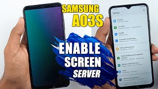 How To Enable Screen Saver While Charging Mobile  Samsung Galaxy A03s [upl. by Norrej]