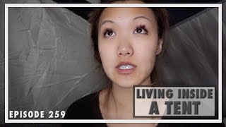 Ep259 Living Inside A Tent  WahlieTV [upl. by Goldman529]