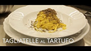 Tagliatelle al Tartufo Nero Preparazione Chef Roberto Dormicchi [upl. by Janik898]