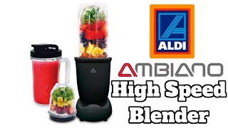 Aldi HighSpeed Blender  An Affordable NutriBullet Dupe [upl. by Marley]