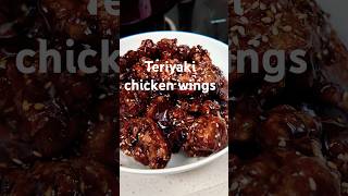 Teriyaki chicken wings cooking [upl. by Dearr]