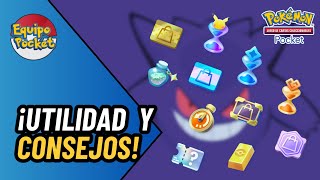 ✅GUÍA COMPLETA de OBJETOS ¡Úsalos bien  Pokemon TCG Pocket [upl. by Eulau198]